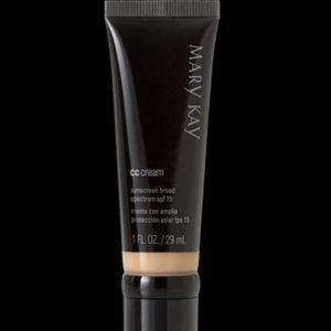 - Mary Kay® CC Cream Sunscreen Broad Spectrum SPF 15*  Medium to Deep
